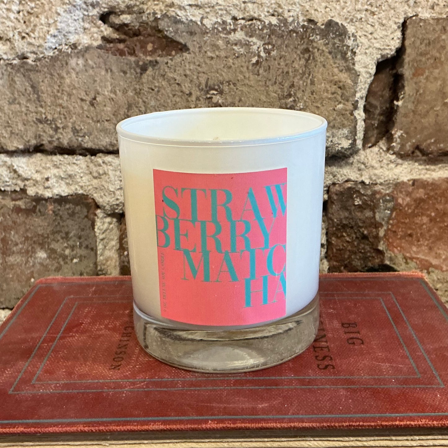 Strawberry Matcha Deluxe Soy Candle