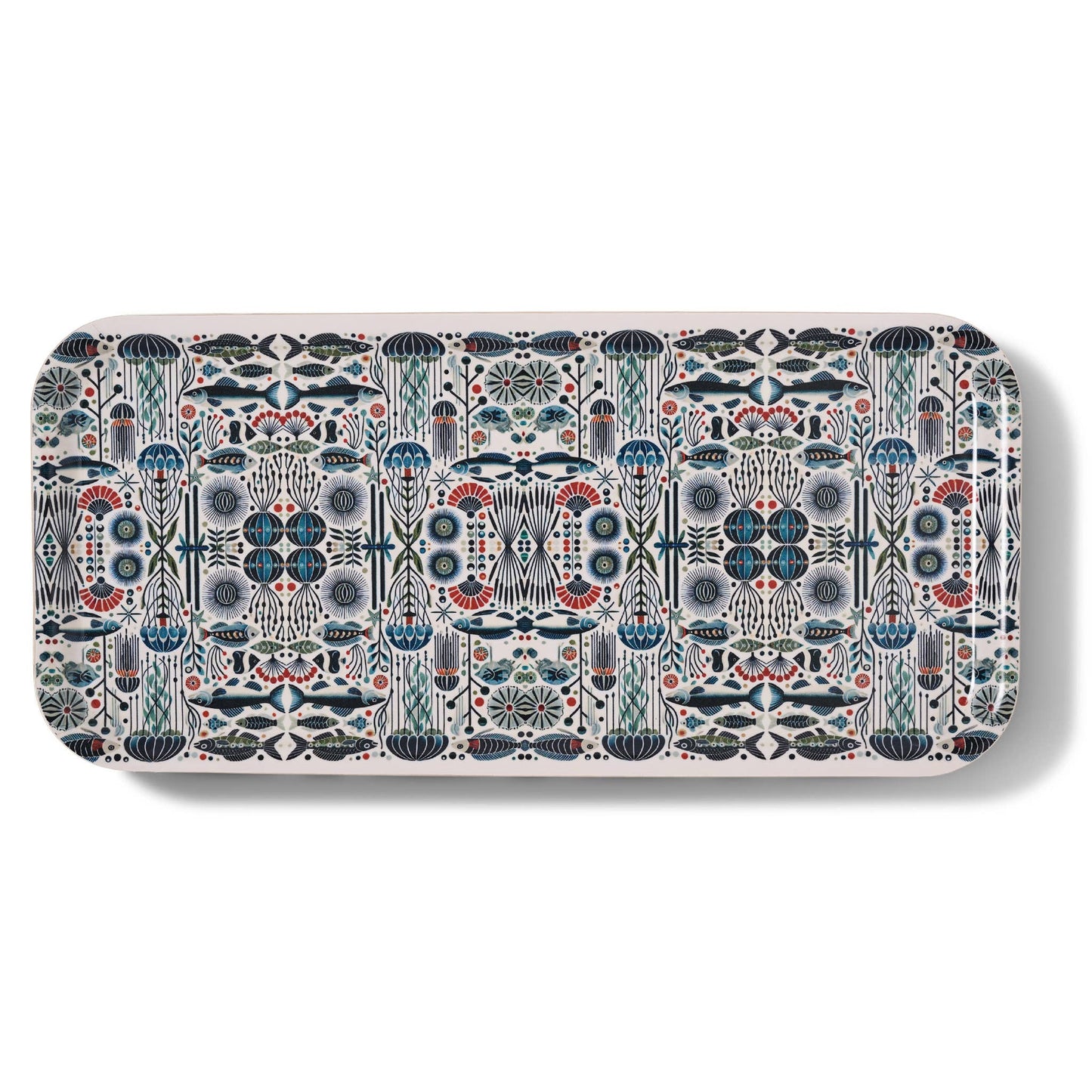 Jellyfish Narrow Birchwood Tray | Wooden Serving Tray | 13x6