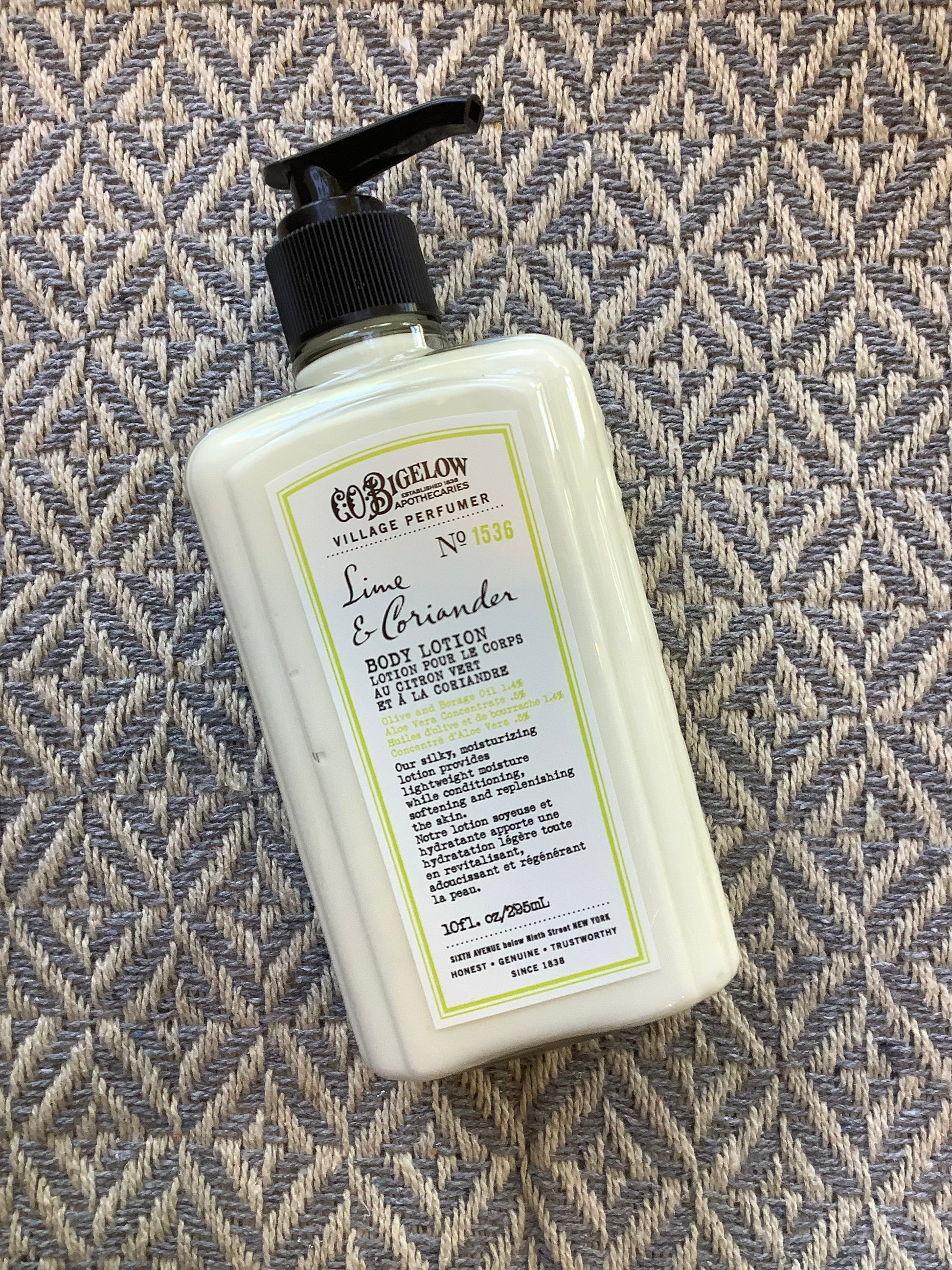 Bottle of lotion