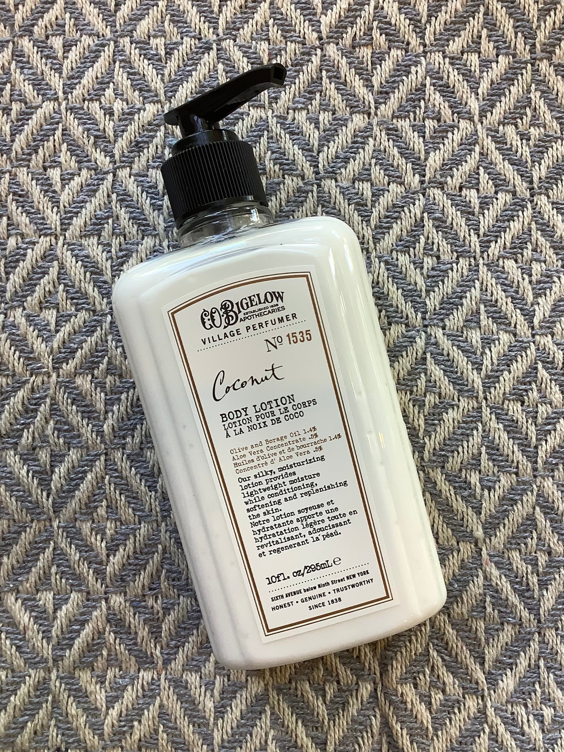 Bottle of lotion