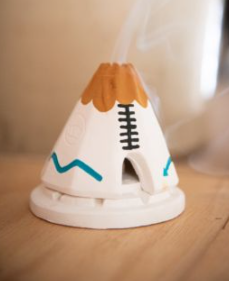 teepee incense burner