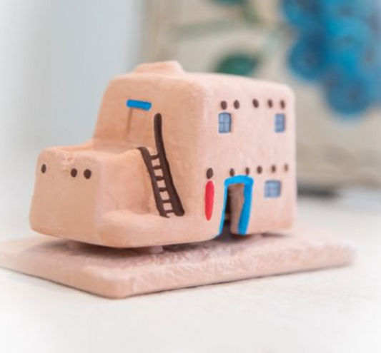 pueblo house incense burner