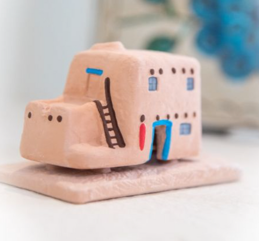 pueblo house incense burner 