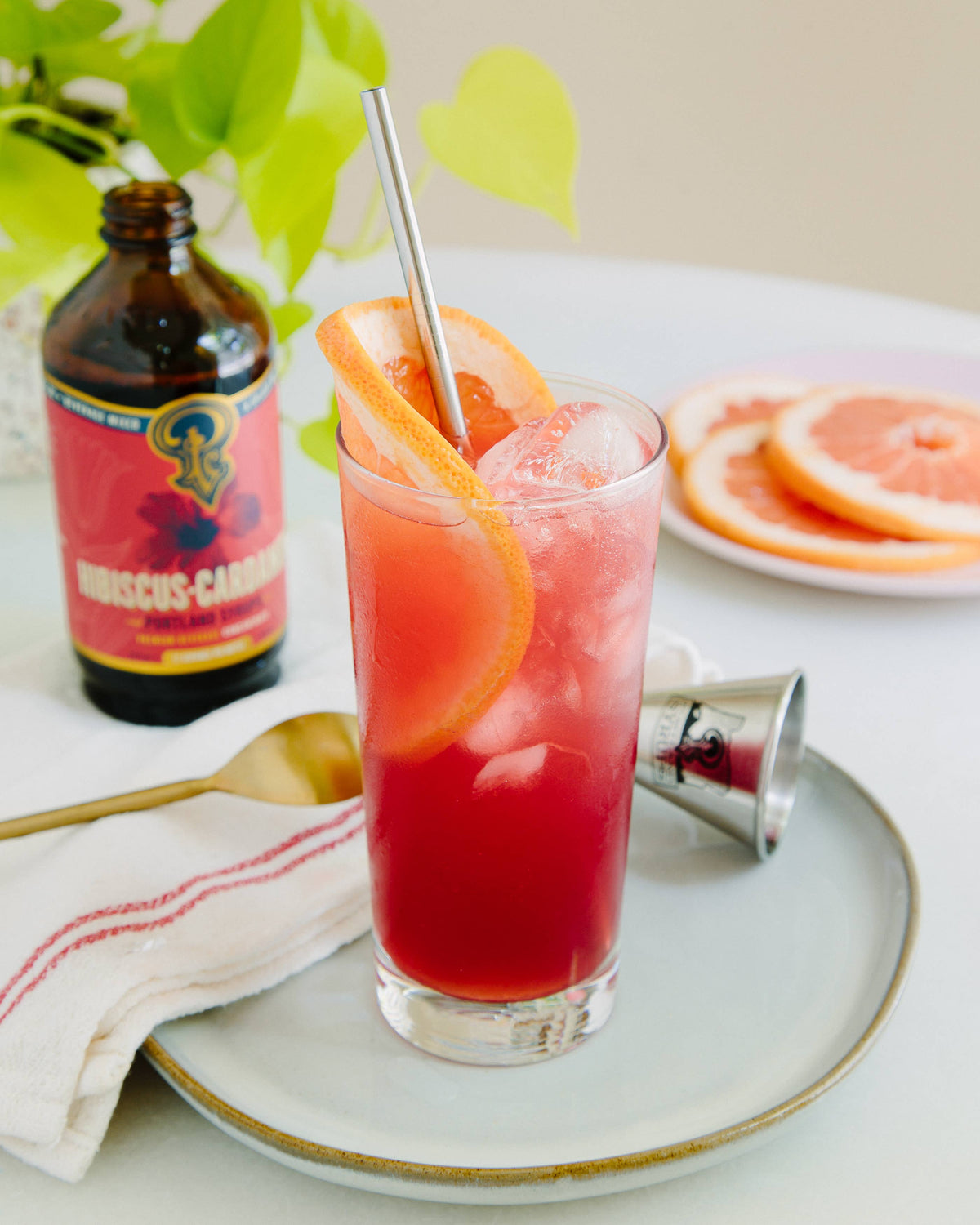 Hibiscus Cardamom Syrup 12oz