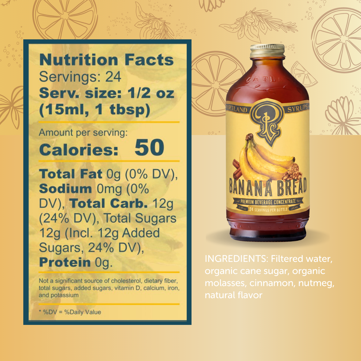 Banana Bread Syrup 12 oz