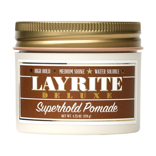 Layrite Superhold Pomade: 4.25oz.