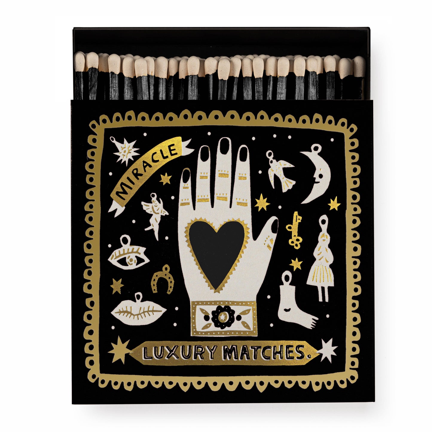 Black Miracle | Square Matchboxes 🎃