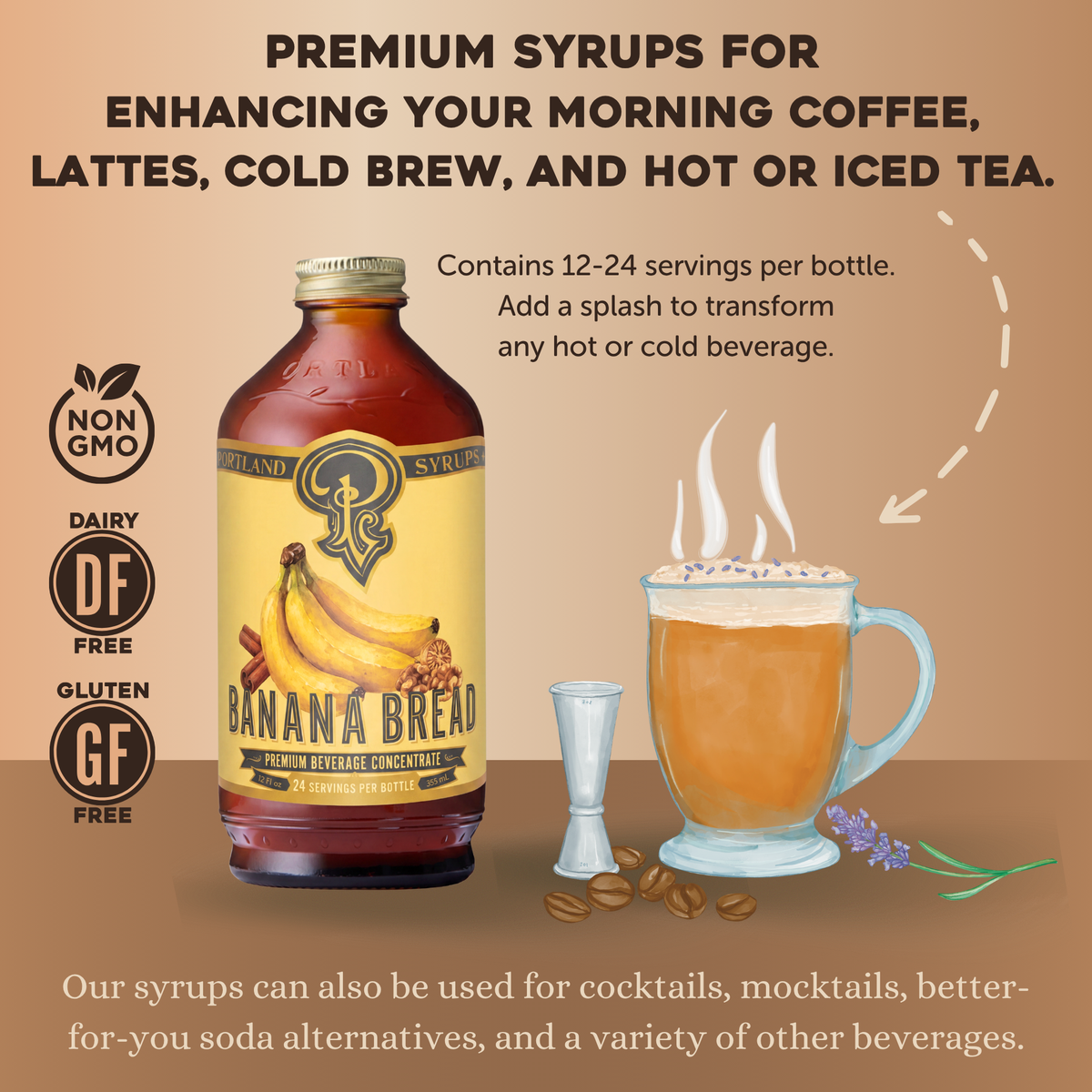 Banana Bread Syrup 12 oz