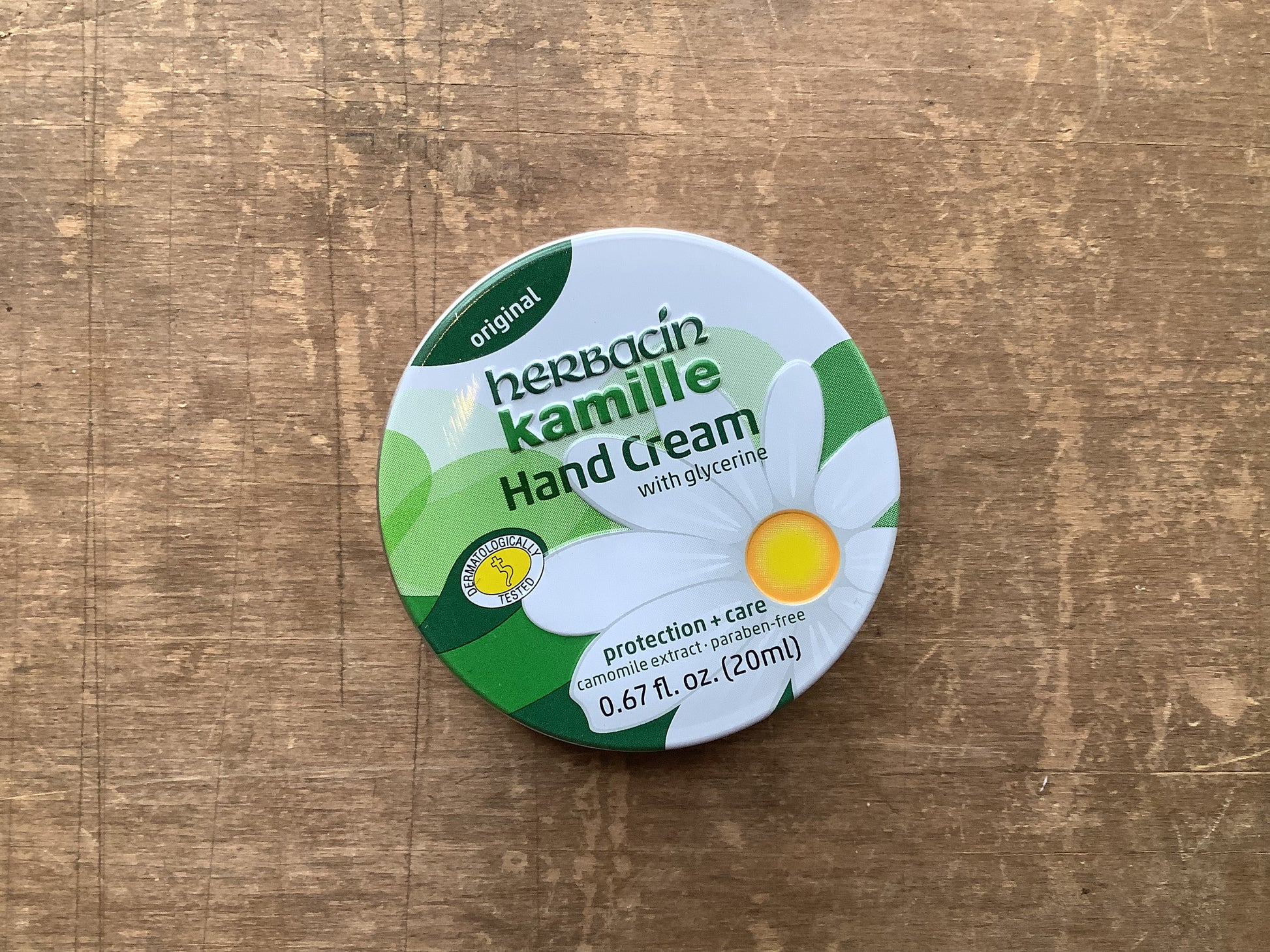 Herbacin brand kamille hand cream