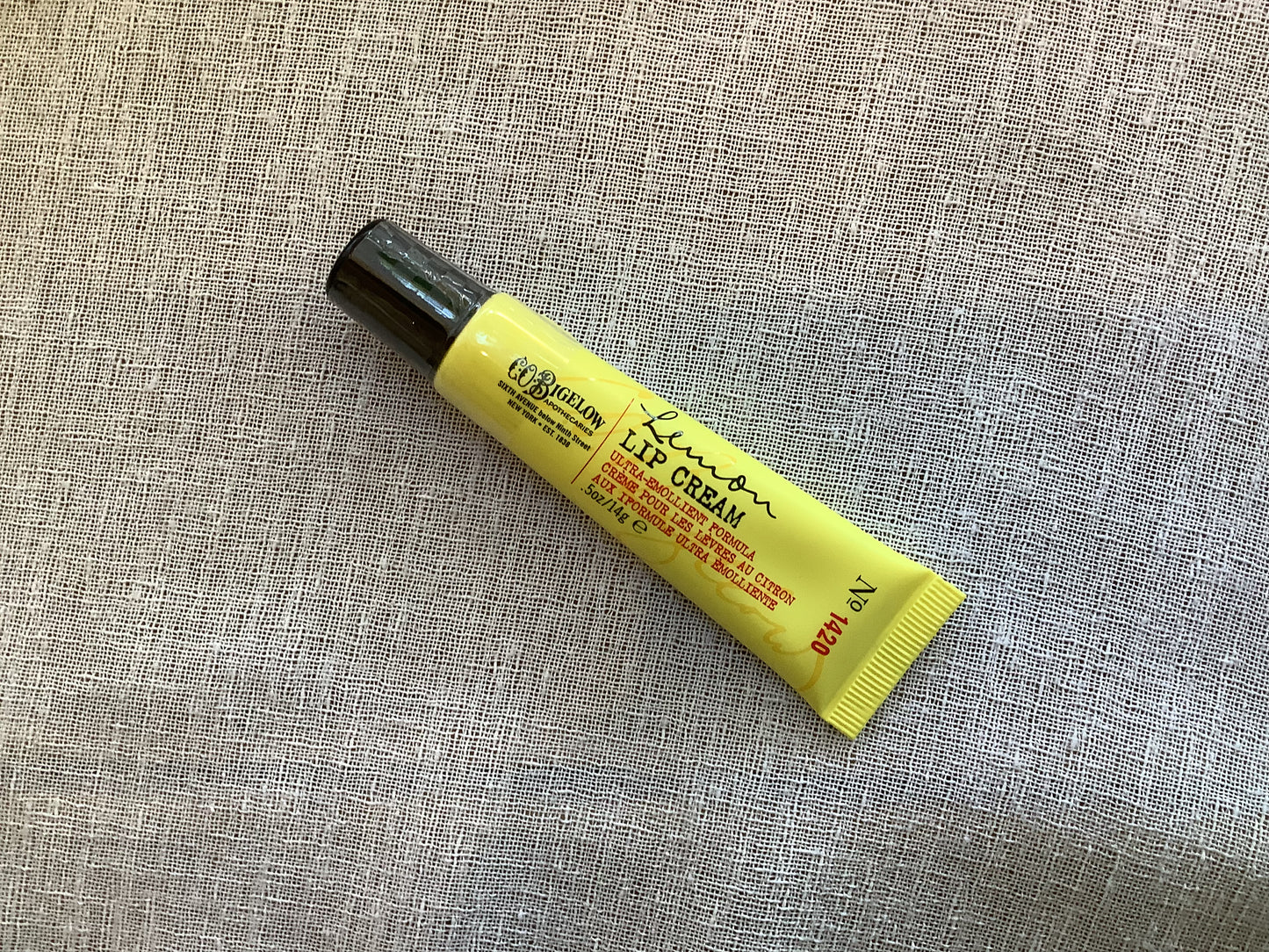 Tube of C.O. Bigelow lip cream