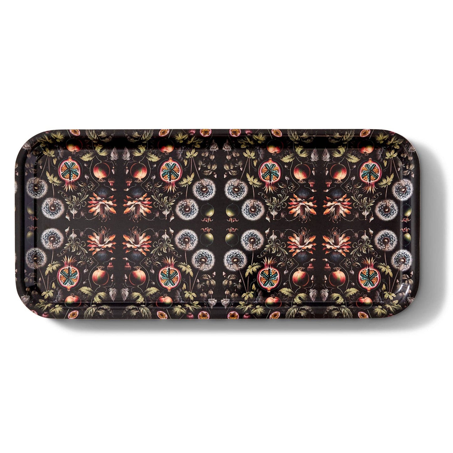 Dandelions Narrow Birchwood Tray | Rectangle Serving Tray