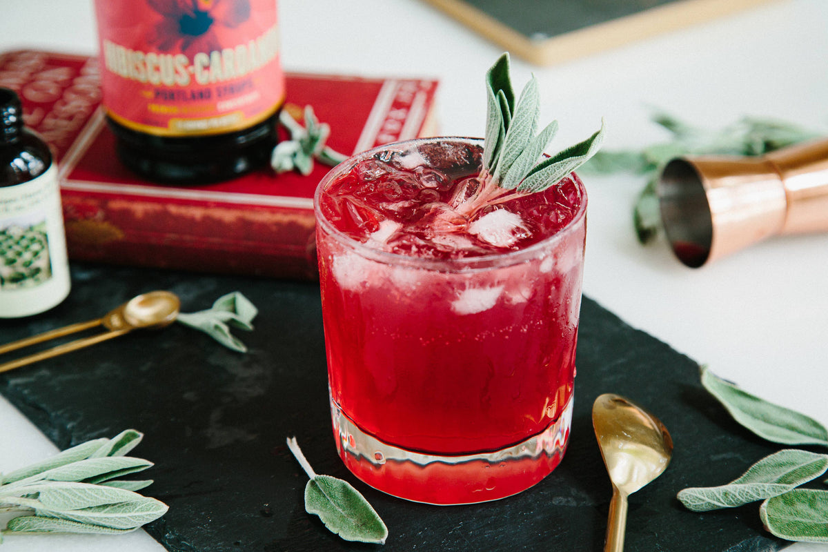 Hibiscus Cardamom Syrup 12oz