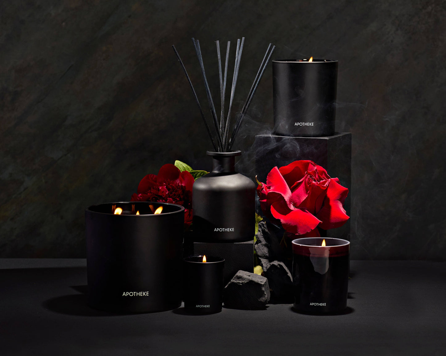 Charcoal Rouge Mini Tin Candle
